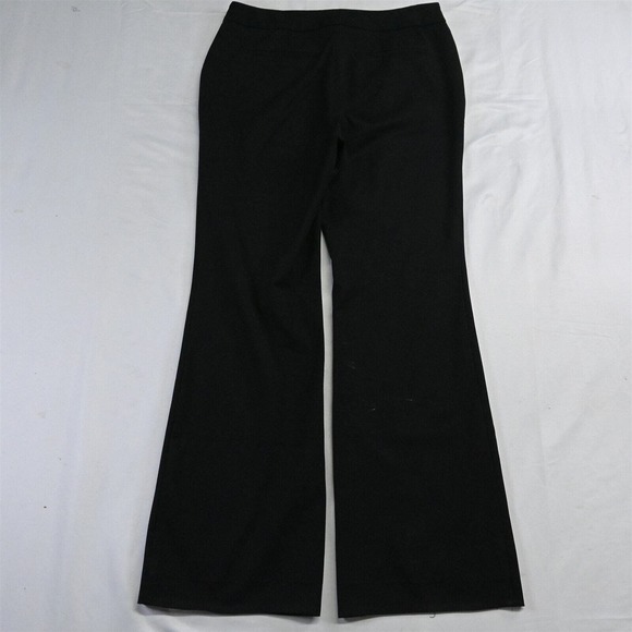 Chico's 1 | 8 Black Mid Rise Flare‎ Stretch Career Office Dress Pants - Picture 7 of 7